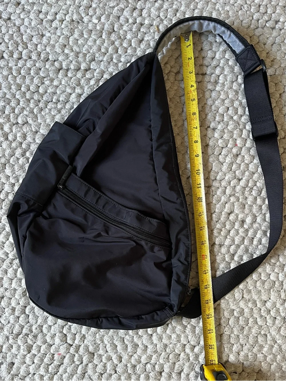 L.L. Bean Black Sling Backpack